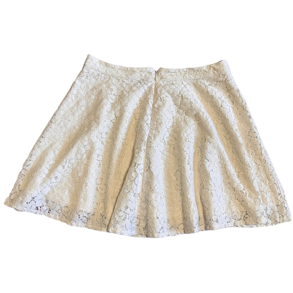 Topshop Ivory Lace Mini Skirt Women’s Size 8 Coquette Balletcore - Picture 5 of 5